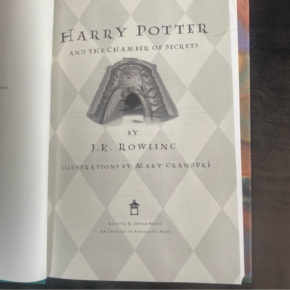 ⭐️J.K. Rowling⭐️Harry Potter And The Chamber Of Secrets 1st American Edition - Picture 3 of 8